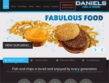 Tablet Screenshot of danielsfishandchips.co.uk